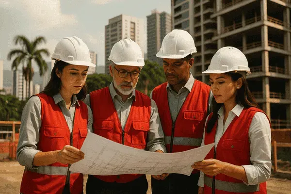 Empresa de obras civiles profesional en Cali realizando mantenimiento preventivo y correctivo en edificios residenciales y comerciales