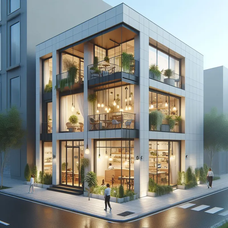 Planos y diseño de local comercial esquinero en Cali — CAMARK Projects