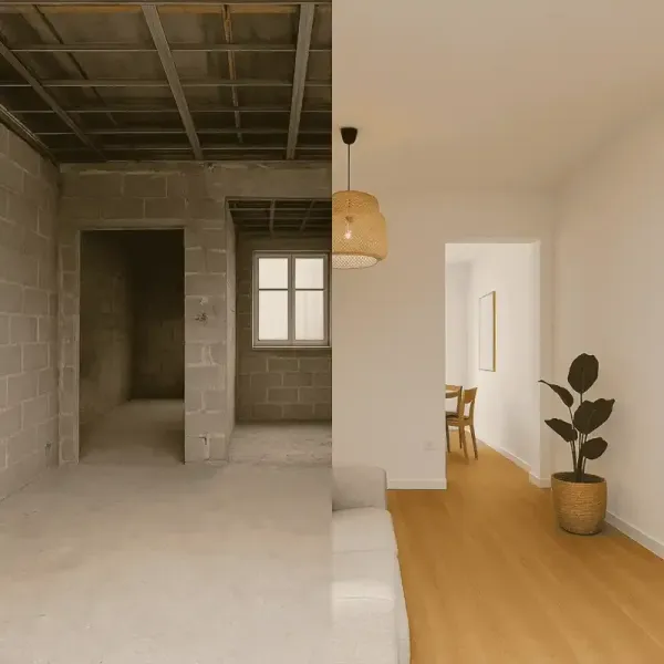 Transformación completa de vivienda en Cali: antes y después de remodelación integral realizada por CAMARK Projects