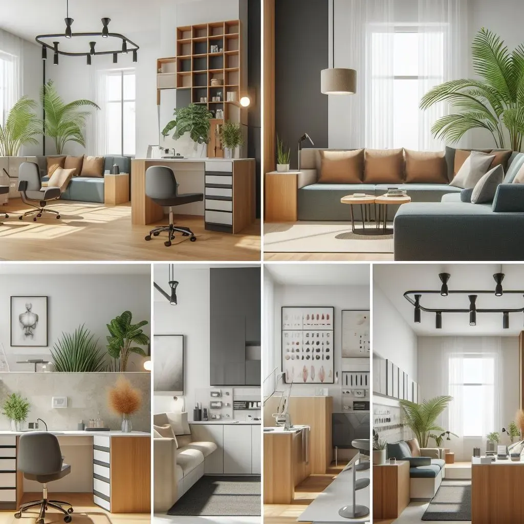 Sala de espera de consultorio médico en Cali con diseño humanizado e iluminación estratégica