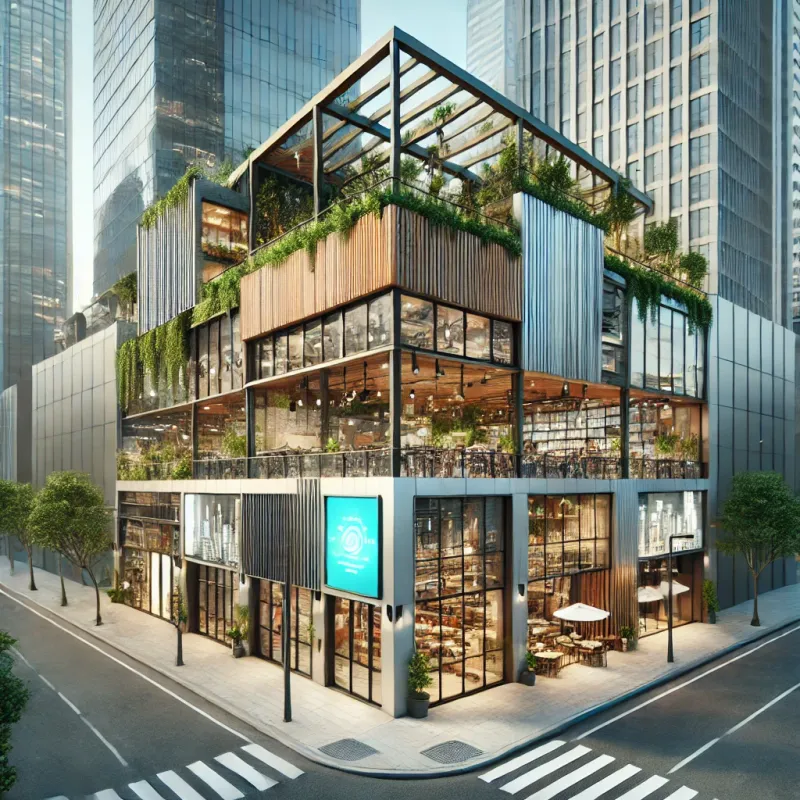 Tendencias en fachadas comerciales — diseño por CAMARK en Cali